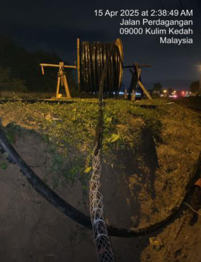 MSVT - Merentang Kabel 240MMP XLPE Dari SS Tempatan K8 ke PE Giant TS10 | TNB Project